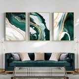 Green Wave Canvas - Urbbans