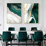 Green Wave Canvas - Urbbans