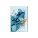 Golden Abstract Canvas - Urbbans