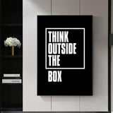 Think Outside The Box Canvas - Urbbans