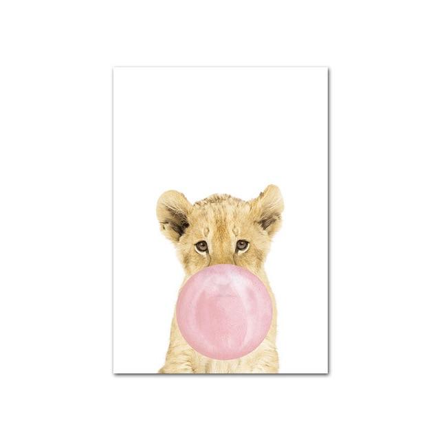 Pink Bubble Canvas - Urbbans